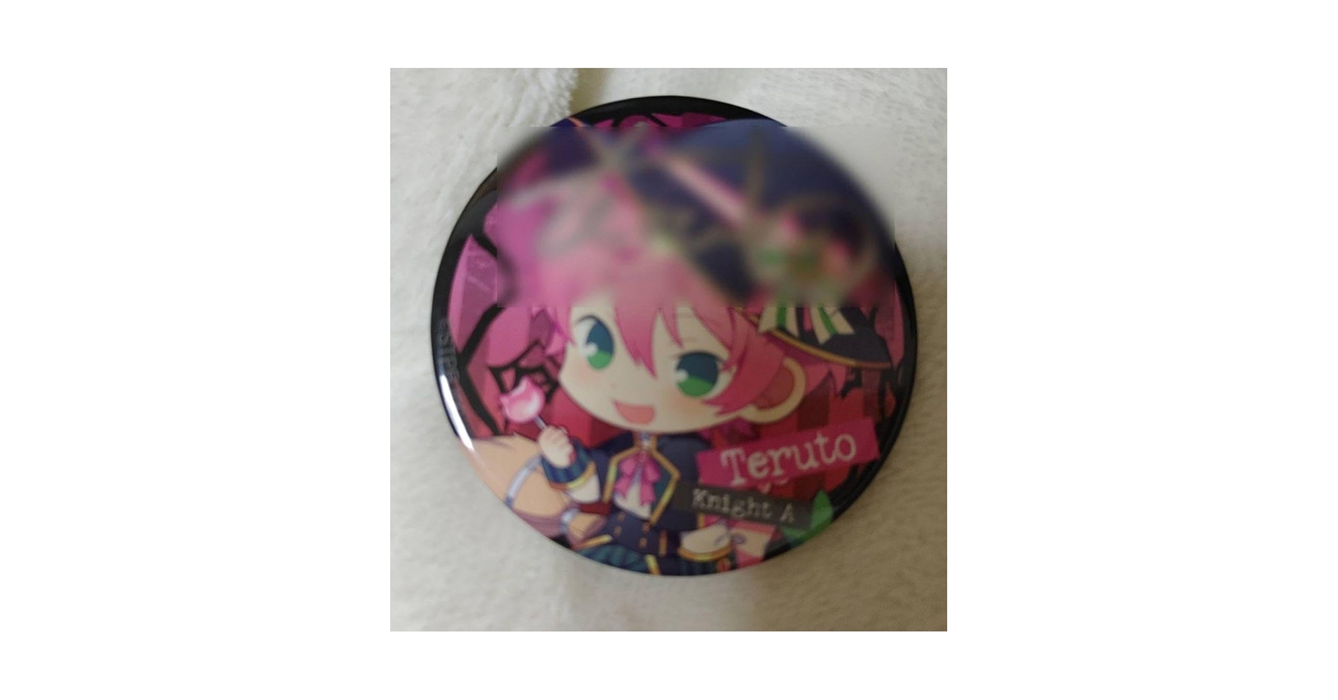 Amazon.co.jp: 騎士A てるとくん 直筆サイン入り缶バッジ : おもちゃ